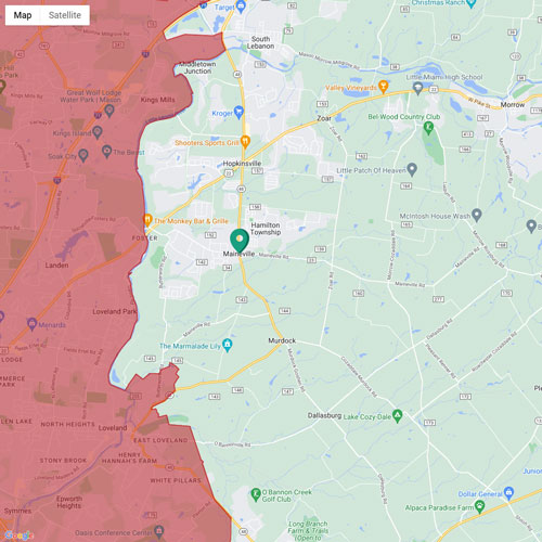 Maineville Ohio USDA Map